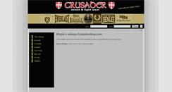 Desktop Screenshot of crusadershop.com
